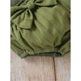thumbnail image 7 of Suealasg Baby Girls Summer Outfits Short Sleeve Ruffle Romper +Elastic Waist Bow Shorts + Hairband Sets 3M 6M 9M 12M 18M Infant Newborn 3pcs Clothes, 7 of 7