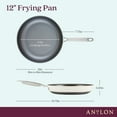 thumbnail image 3 of Anolon Achieve 12 inch Hard Anodized Nonstick Frying Pan, Cream, 3 of 13