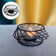 thumbnail image 1 of candelieres de lámpara de té alambre geométrico candeliere de lámpara de té de hierro linterna boda decoraciones de fiest Colco candelabro candelita, 1 of 8
