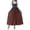 Brown, variant on HNMKIU Halloween Clothes Elegant Attire For Historical Gown Halloween Party Performance Stage Show Lace Up Dress Brown,XL