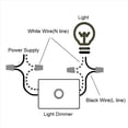 thumbnail image 5 of 3X Kit Combinado de Interruptor de Atenuación Incorporado, Interruptor de Atenuación de Dosel Giratorio de 120 V, Reemplazo para Lámparas de Mesa/Luces de Piso, 5 of 5