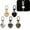 Multi-color, variant on Tutuviw Multicolor Zipper Pull Replacement, Heart Shaped Metal Zipper Pull Tabs Decorative,Charm Detachable Metal Zipper Pulls Repair Kits for Purse Handles/Luggage/Backpacks/Coats/Jackets(5 Color)