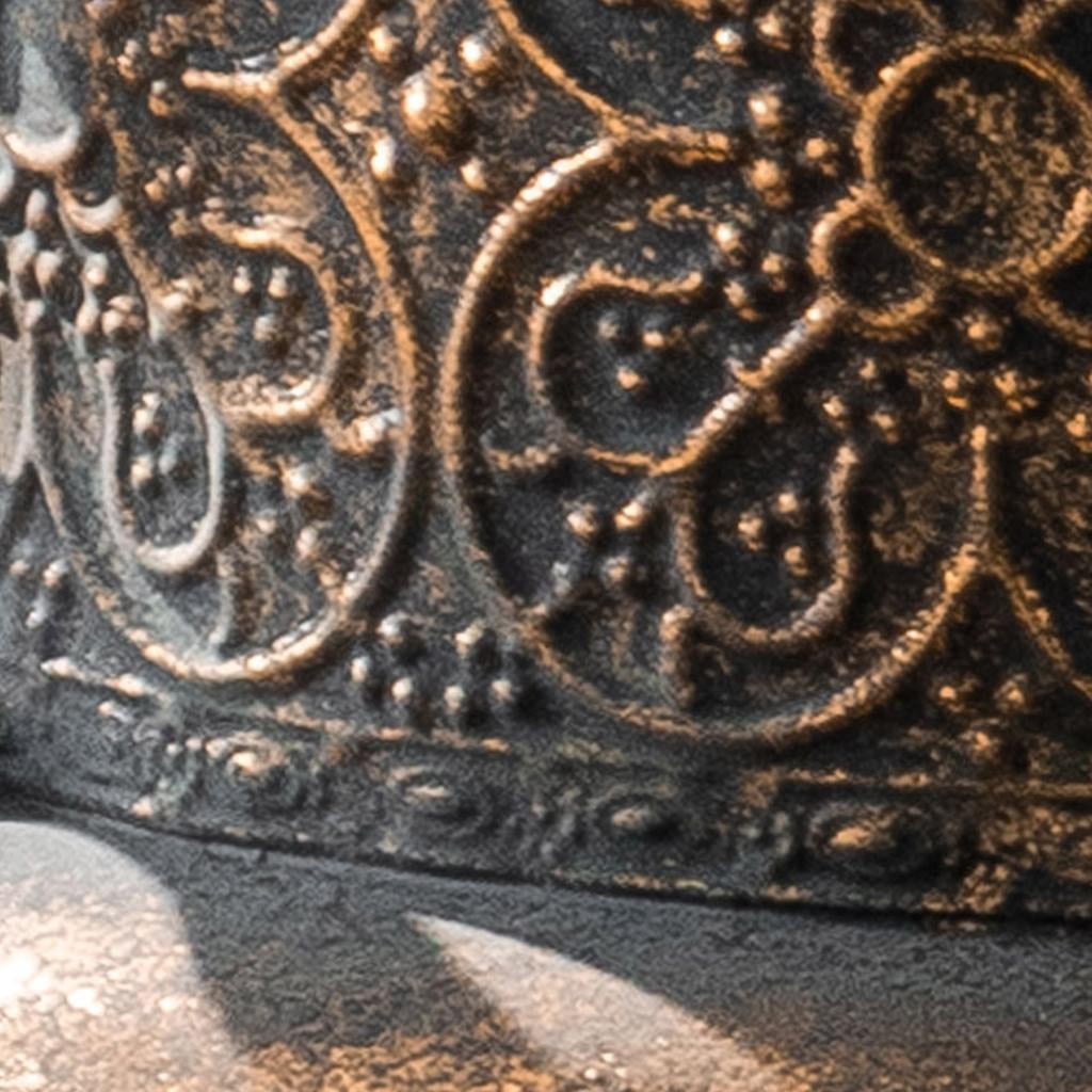 SDFGTstore Iron Flower Pot Planter With Antique Stone Finish For Garden And Home Decoration