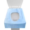 thumbnail image 1 of 30 Uds. Fundas desechables para asiento de inodoro, papel desechable, asiento de inodoro impermeable para Camping, viaje, baño Rojo Verde, 1 of 5