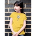 thumbnail image 2 of Love Daisy Positive Heart  T-Shirt Juniors -Image by Shutterstock,  x-Large, 2 of 4