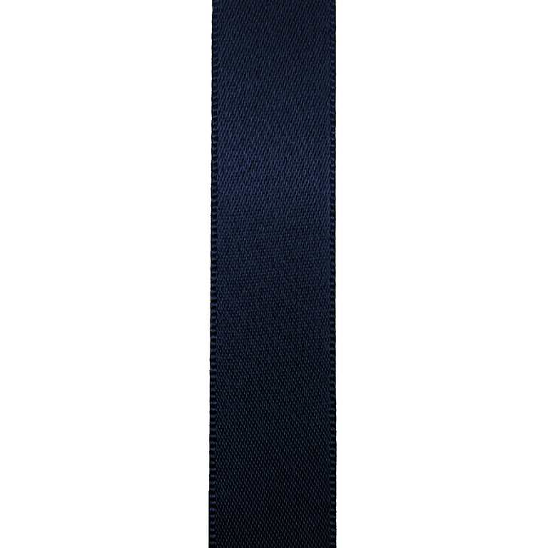  DINDOSAL Navy Blue Ribbon 1/2 Inch Navy Satin Ribbon