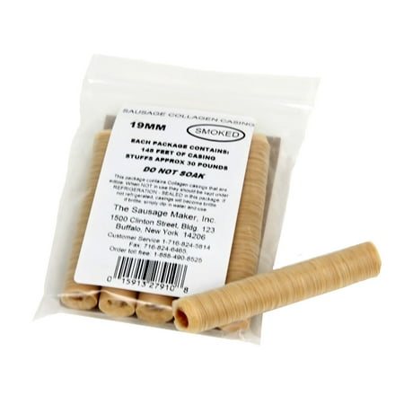

The Sausage Maker - Smoked Collagen Sausage Casings 19mm (3/4 )