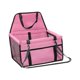 thumbnail image 1 of Asiento de coche para perros, cama, cómodo asiento de seguridad para perros, suministros para mascotas, perros pequeños, cachorros Rosa, 1 of 9