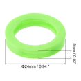 thumbnail image 2 of Key Cap Cover 0.9" Round Key Identifier Tags for House Keys, Light Green, 20 Pack, 2 of 6