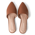 thumbnail image 5 of J. Adams Lennox Mules for Women - Black Vegan Leather Pointed Toe Slides, 5 of 6