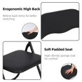 thumbnail image 5 of TROPOW Folding Chair,Accent Chair,Event Portable Metal Folding Chairs with Cushion, Non-Slip Feet Pads Stackable Chairs, 5 of 7