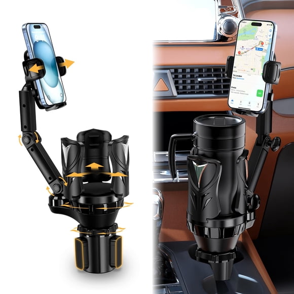 Soporte para teléfono de coche Bokilino, portavasos y expansor para 5.31 pulgadas