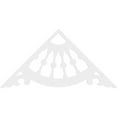 thumbnail image 2 of Ekena Millwork 72"W x 36"H x 1"P (12/12) Pitch Wagon Wheel Architectural Grade PVC Gable Pediment, 2 of 5