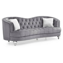 Glory Furniture Jewel Sofa in Gray Color