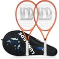 thumbnail image 1 of LUNNADE Unicorn Tennis Racket for Kids Junior, 19/21/23/25 Inch Youth Tennis Racquet with Cover, Suitable for Beginner, 1 of 5