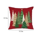 thumbnail image 2 of pimelu Housses de Coussin de Noël 18x18 Pouces Ensemble de 2 Coussins Décoratifs Sapin de Noël Rouges Coussins Décoratifs d'Hiver Décoration de Noël pour la Maison Canapé jusqu'à 70 % de Rabais Liquidation d'Été Circulaire Offres jusqu'à 60 % de Rabais, 2 of 5
