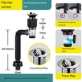 thumbnail image 6 of Universals Flexible Sink Sewer Pipe Sink Strainer Bathroom Washbasin Drain Pipe Deodorant Pipelines Sink Hose Plumbing, 6 of 7