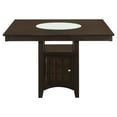 thumbnail image 4 of Gabriel 5-piece Square Counter Height Dining Set Cappuccino, 4 of 12