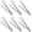 7 Inch, variant on 6 Pack 7 Inch Stainless Steel Serving Tongs, Mini Buffet Food Clips for Kitchen Catering