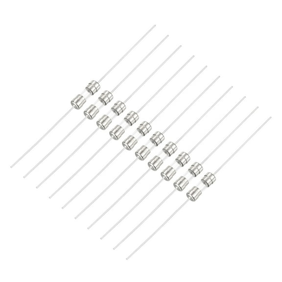 Uxcell Glass Fuse Fast Blow Cartridge with for Home Appliances Electrical Protection A 0.5