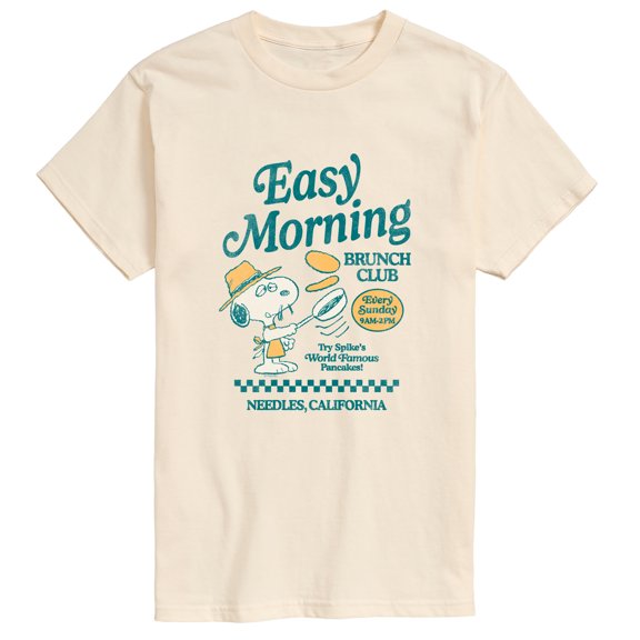 Peanuts - Spike Easy Morning Brunch Men's Short Sleeve Graphic T-Shirt