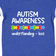 thumbnail image 4 of Inktastic Autism Awareness Understanding and Love with Puzzle Pieces Boys or Girls Baby Bodysuit, 4 of 5