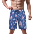 thumbnail image 2 of NICKSUN Men's Swim Trunks, Cute Print Quick Dry Summer Board Beach Shorts with Mesh Lining and Pockets, 2 of 6