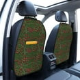 thumbnail image 3 of Naloa Red Snake 2Pcs Anti-Kick Back Seat Cover Kick Mat, Car Seat Protector with 3 Storage Pockets, 3 of 8