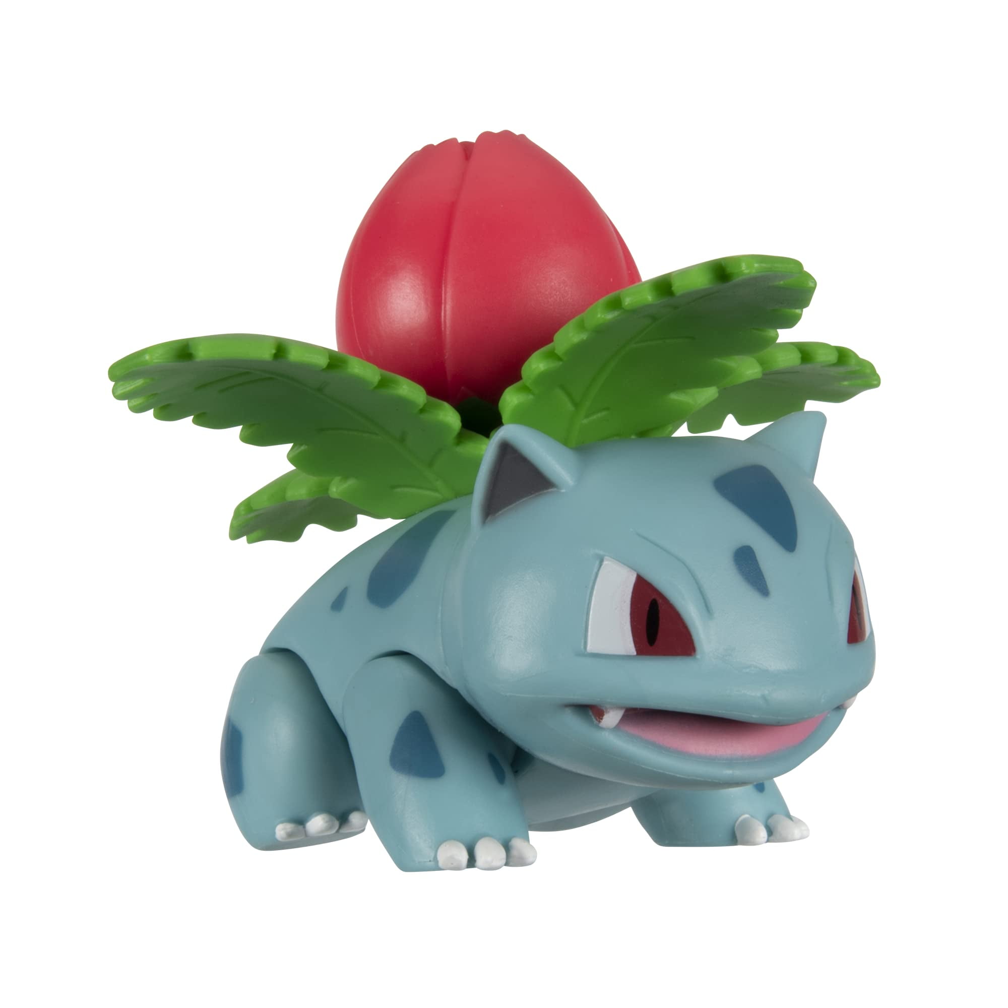 Pokémon Deluxe Action Battle Ready 3 Pack Grass Type Figures - 4.5"Ludicolo, 3"Ivysaur, 2" Grookey