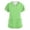 Light Green, variant on Scrubs for Women Plus Size Red Plaid Nurse Working Uniforms Fashion V-Neck Side Slits Scrub Shirt Party Short Sleeve Tees Blouse with Pockets Red S
