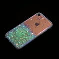 thumbnail image 5 of Luminous Case for iPhone 7 / iPhone 8 / iPhone SE 2022 & 2020, Glow in the Dark Fluorescent Glitter Case for Women Girls, Bling Sparkle Lightweight Slim Shockproof Protective Phone Cover, Green, 5 of 6