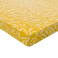 thumbnail image 2 of Ambesonne Yellow Fitted Sheet, Floral Victorian Retro, Twin Size, Yellow, 2 of 3
