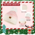 thumbnail image 3 of COOPLUS Christmas Beanie Hat Scarf Gloves Set for Kids Winter Soft Hat and Knit Scarf Warmer Gloves Set for Christmas Gifts, 3 of 7