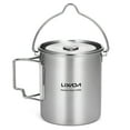 thumbnail image 2 of Stainless steel cup,And Handle Steel Pot Portable Pot Portable Water Handle Picnic 750ml Stainless Steel With Lid And Mewmewcat Water Cup With Stainless Steel Pot Cup With Lid, 2 of 6