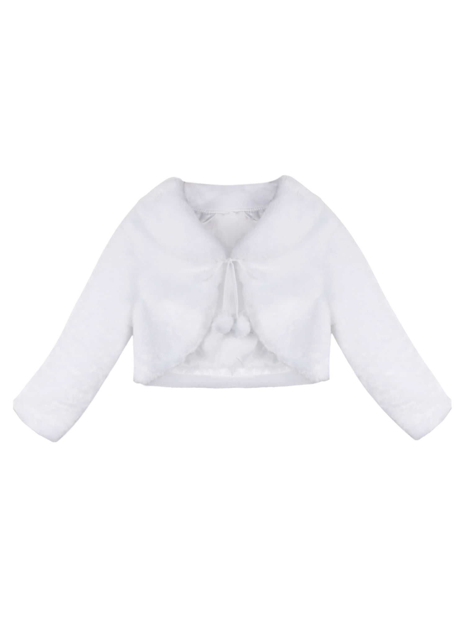 Round Neck Fur Design Velvet Cap Shawl Caftan For Baby Girl In From 1 TO 4 years main image 1