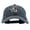 Navy, variant on Motorcycle Race Embroidered Washed Solid Pigment Dyed Cotton Twill Brass Buckle Cap - Black OSFM