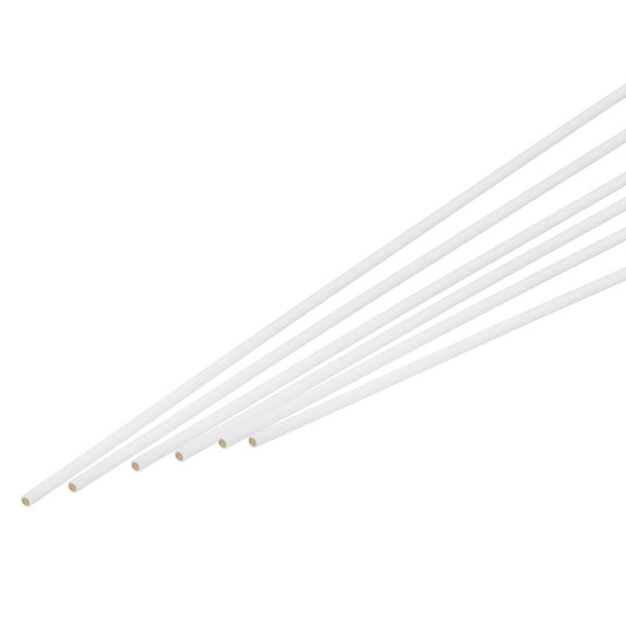 6Pcs Brass Brazing Rods Flux Coated, Phosphor Copper Solder, Low Temperature Welding Sticks 3/32"x9/64"x20"