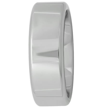 Men's Gray Tungsten 6MM High Polish Wedding Band - Mens Ring