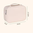 thumbnail image 2 of Cosmetiqueras para Maquillaje Bolsa De Cosméticos Portátil De Cuero Resistente Al Agua, Neceser Multifuncional Para Mujer Con Asa Organizador Bolsa de Cepillo, 2 of 4