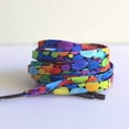 thumbnail image 3 of Bright Rainbow Dots Shoelaces, 3 of 5