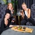 thumbnail image 6 of Large Cheese Board Set Bamboo Charcuterie Serving Platter, 6 of 6