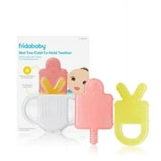 Frida Baby Not-Too-Cold-To-Hold Teether Toy for Infant Sore Gum Relief, 3 Pieces