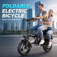 thumbnail image 4 of ASKGO 2-Pack F12 Electric Folding Bike for Adults & Teens Age 16+, 750W Rated Motor&25Mph, 14 Inch Compact Ebike for Commuting, UL2849 Certified, 4 of 9