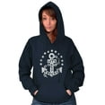 thumbnail image 3 of Let's Get Wrecked Summer Beach Anchor Unisex Plus Fleece Graphic Hoodie Brisco Brands 2X, 3 of 4