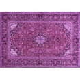thumbnail image 1 of Ahgly Company Indoor Rectangle Persian Purple Traditional Area Rugs, 7' x 10', 1 of 4