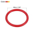 thumbnail image 2 of Uxcell 6cm Plastic Carnival Ringtoss Ring Game Hoop 18 Pack (Orange, Red, Yellow), 2 of 5