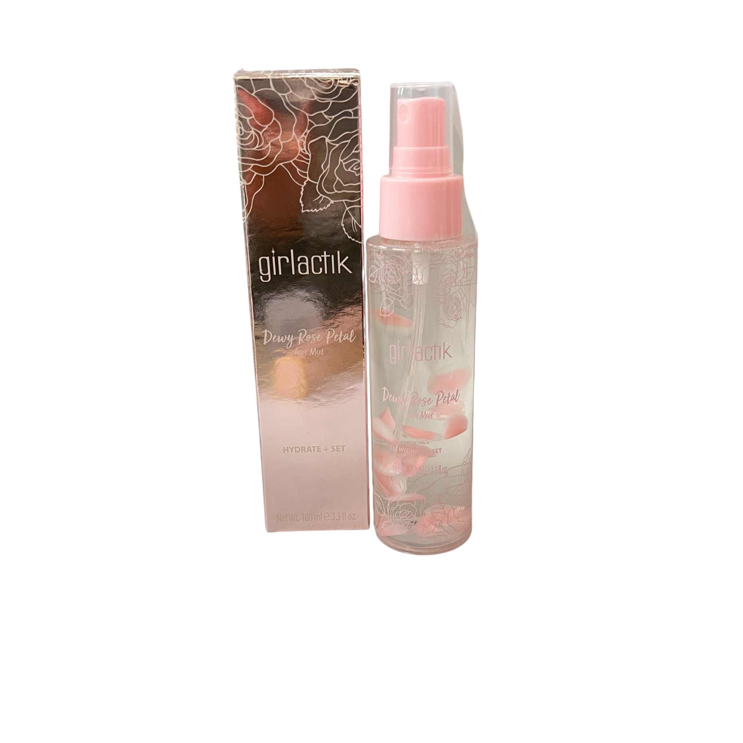 Girlactik Dewy Rose Petal Face Mist 100ml 3.3 fl oz