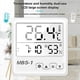 thumbnail image 4 of LCD DIGITAL INTERIOR PARED COLGAR TEMPERATURA HUMEDER METER HOME OFICINA DE OFICINA HOTELICIO TERMÓMETRO HYGRÓMÉTICO Suministros para el hogar sin retroiluminado Jumpingount HA010478-01B, 4 of 6