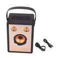 thumbnail image 2 of Speaker, 10m Range Small Retro Speaker Memory Card  For Indoor For Party Black Export Version, 2 of 8