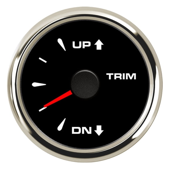 Trim Gauges fit for Boat Marine Trim Meters Marine Trim Tilt Indicator Boat Balance Gauges 0-190 ohm